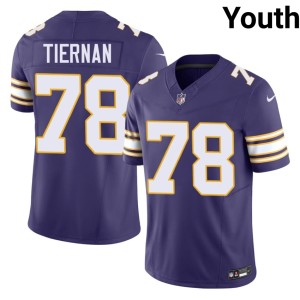 #78 2026 Throwback Purple Caleb Tiernan Youth MIN Vikings Jersey 973644-653