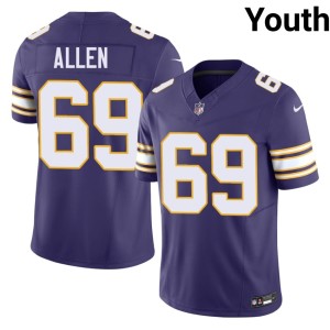 #69 Jared Allen Purple Throwback The Vikes Player Youth Jersey 417751-282