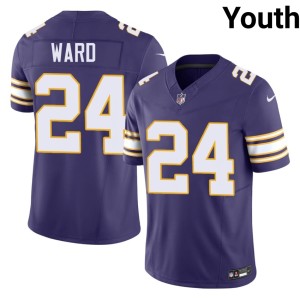 #24 Vikings Nation Youth Throwback Purple Jay Ward 2026-27 Jerseys 316716-296