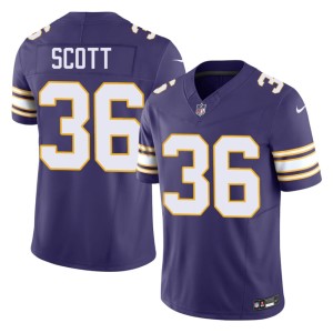 #36 Zavier Scott Throwback MIN Mens Purple 2026 Jerseys 909585-864